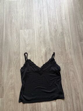 Abercrombie & Fitch Black Lace-Trim Cami